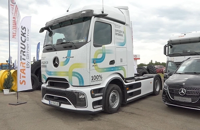 еActros 600: камионът на бъдещето вече е на българския пазар