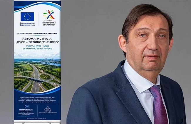 Стартира строителството на нов 40-километров участък от автомагистрала Русе – Велико Търновo