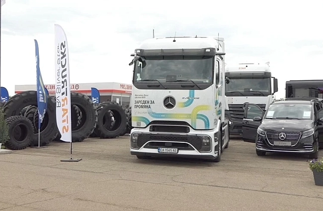 Електрическият Actros 600 – звездата на щанда на Silver Star на БАТА АГРО 2026