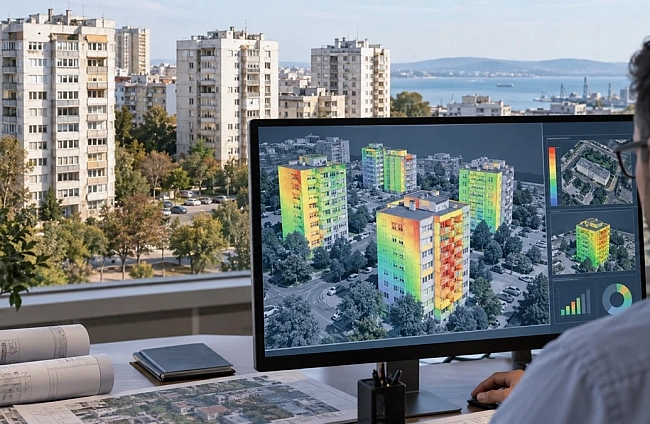 Бургас тества 3D платформа за енергийните спестявания на жилищни сгради