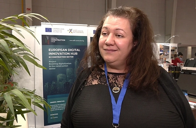Maria Nakova rakovoditel na ETsIH v sektor Stroitelstvo