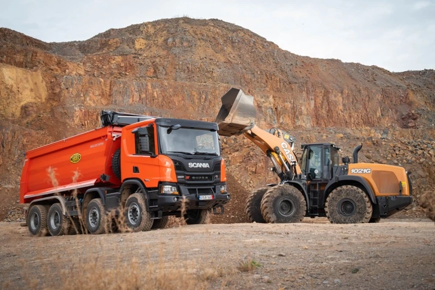 Демонстрационното турне на Case и Scania