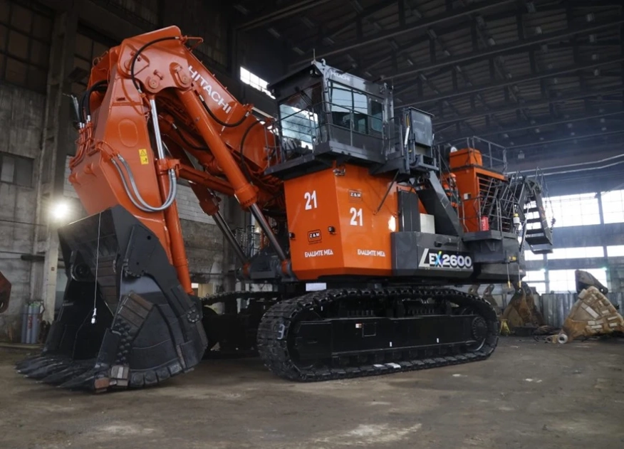 Първият в Европа багер Hitachi EX2600-7 LD започна работа на рудник Елаците