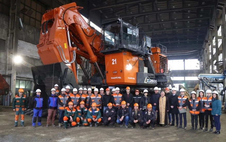Първият в Европа багер Hitachi EX2600-7 LD започна работа на рудник Елаците