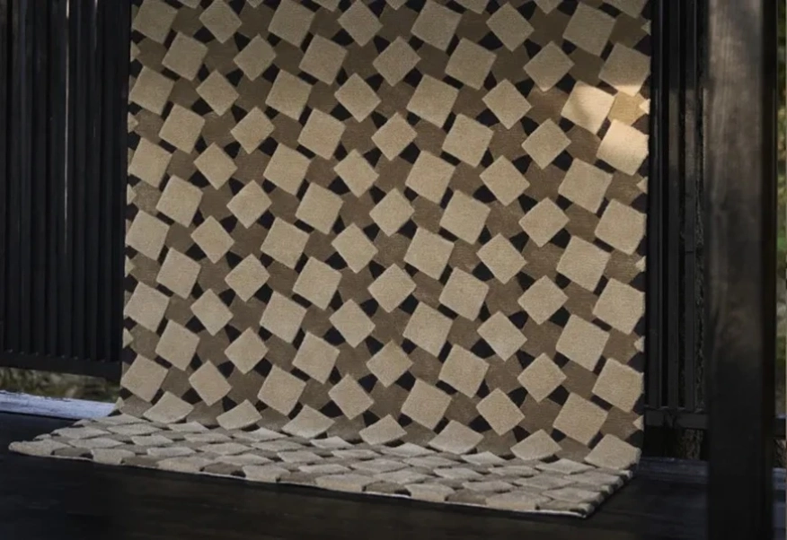 Faces – Архитектура, превърната в текстил от Кенго Кума и Jaipur Rugs