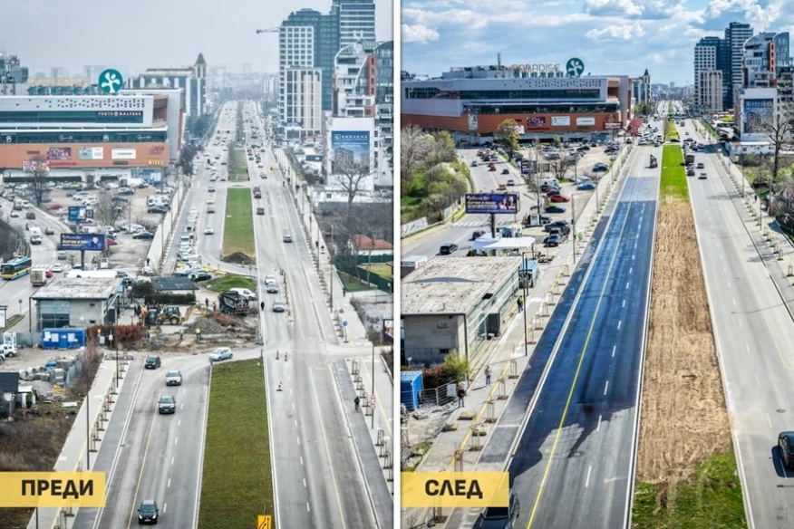 Бул. Тодор Каблешков е напълно завършен: Пуснаха движението и в последния участък