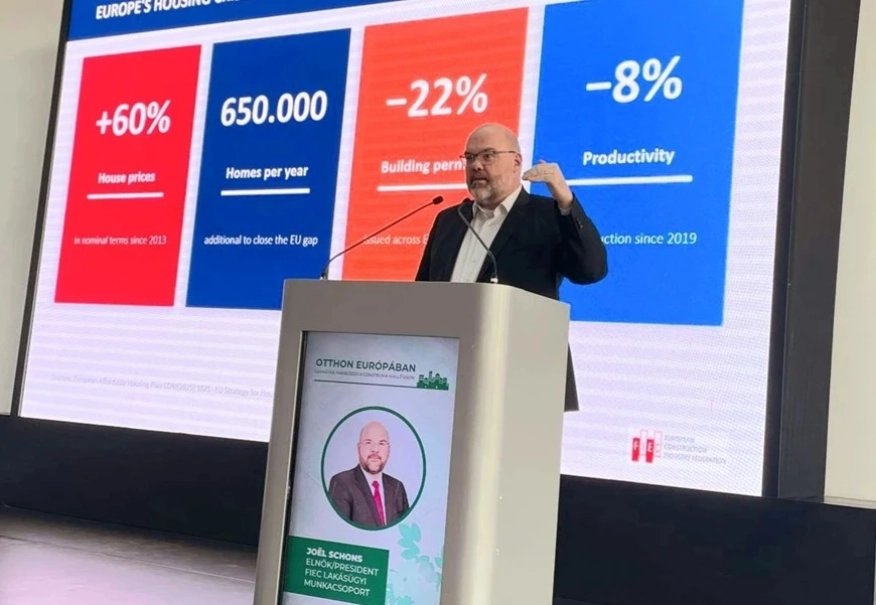 FIEC обсъди жилищната криза на изложението Construma в Будапеща