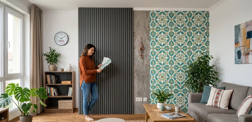 Стенни панели или самозалепващи тапети – кое да изберем?