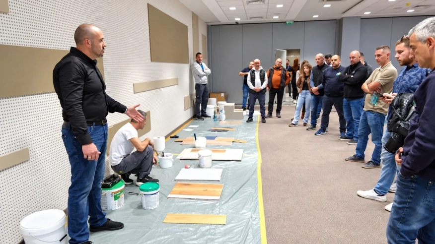 Workshop на Mapei: Правилната подготовка на основата гарантира качеството на настилките