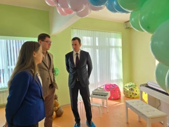 Кметът на София Васил Терзиев присъства на освещаването на нова детска градина в кв. Горна баня