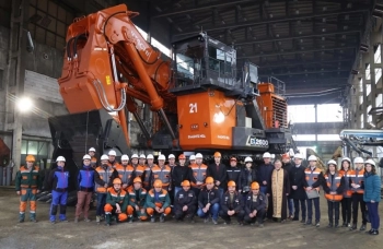 Първият в Европа багер Hitachi EX2600-7 LD започна работа на рудник Елаците