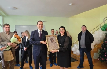 Кметът на София Васил Терзиев присъства на освещаването на нова детска градина в кв. Горна баня