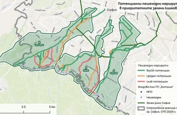 Визия за Витоша на Столична община: 4 коридора свързват зелените пространства на града с пътеките в планината
