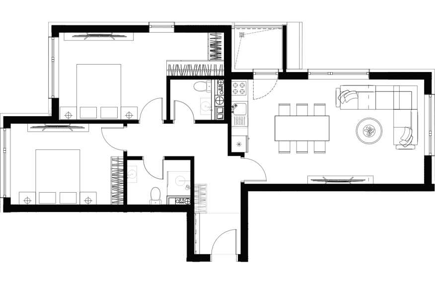 Апартамент 14 в сграда Alexandria Residence - Секция 6