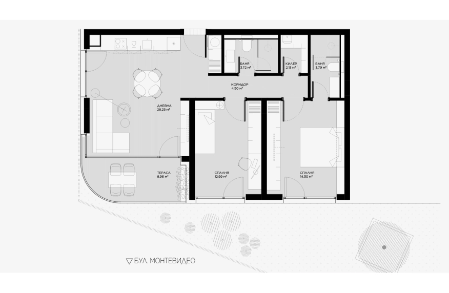 Апартамент 5 в сграда SHEPA - ж.к. Овча купел